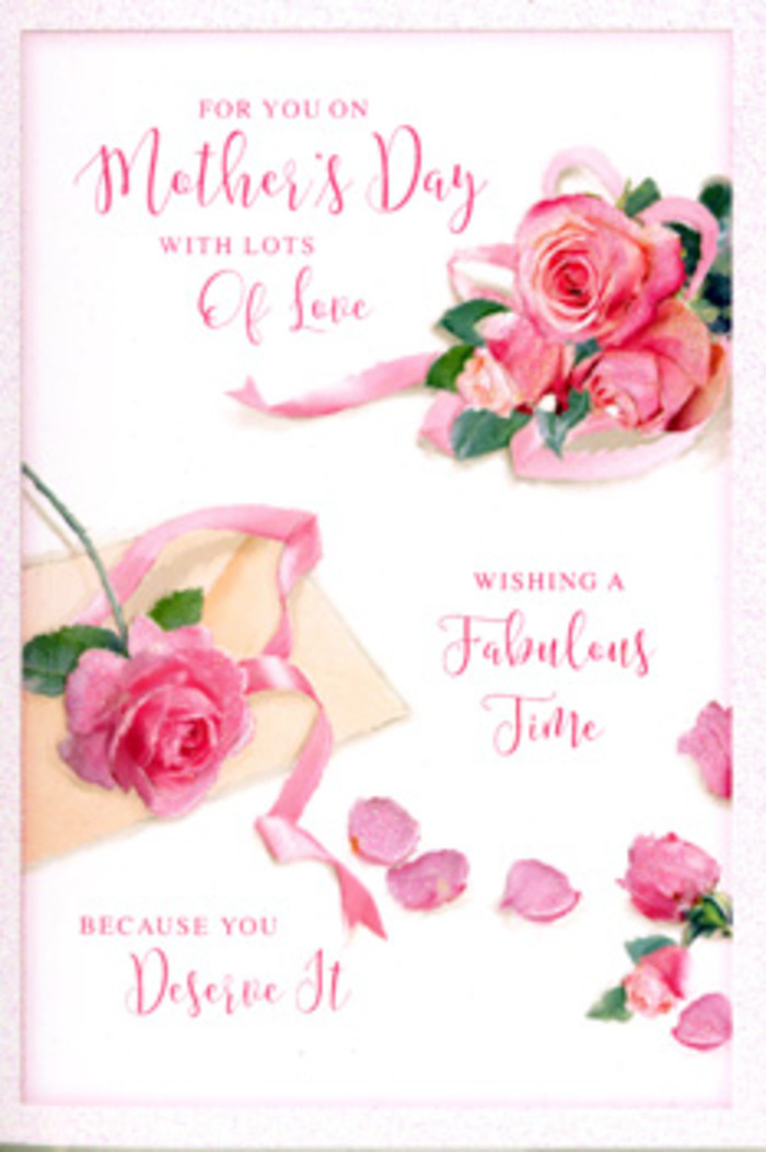 The image shows an exquisite Mother's Day card that looks as though a florist has translated a bouquet into illustration. Against a bright yet gentle white background, lush pink roses bloom in graceful clusters, their petals overlapping in soft, rounded spirals that echo the feel of real, fresh flowers. The colour palette moves through several shades of pink-from the faintest blush at the outer petals to more saturated rose tones in the centres-creating a sense of depth, texture, and natural variation, much like you'd see in a carefully selected bunch from a Belmont flower stall. A few rose petals are artfully scattered across the card, like confetti left after a celebration, giving the design a relaxed, romantic mood. Threaded among the blooms is a pale ribbon, its curves and soft twists reminiscent of the finishing flourishes a florist ties around a bouquet destined for Mother's Day delivery somewhere in Belmont. Elegant, hand-lettered script sweeps across the composition with fluid strokes, expressing loving sentiments and appreciation for Mum; the lettering feels personal, almost as if written by hand just moments before. The lighting in the image is calm and even, with a faint sense of daylight filtering in, which makes the pink tones appear fresh and soothing rather than overly bright. Together, the roses, petals, ribbon, and script form a harmonious, feminine tableau that celebrates not just the day itself, but the enduring, gentle strength of a mother's love, much like the thought that goes into choosing the perfect card and flowers from a trusted local Belmont florist.